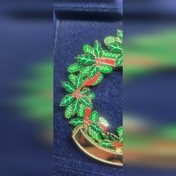 Beacon Design Metal Engravable Chrismas Wreath Ornament NIB - Picture 8 of 12